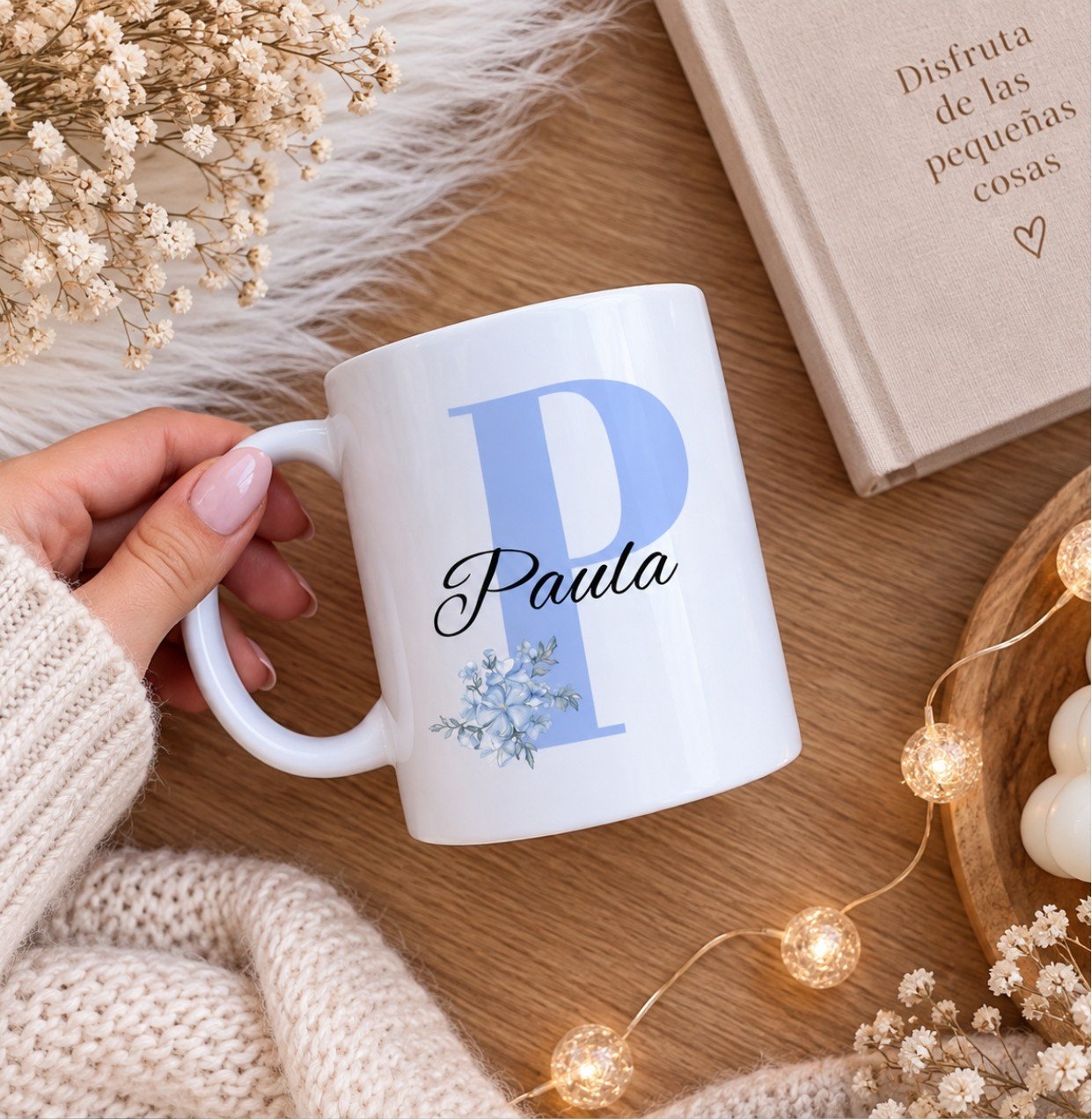 Taza -"Floral entrelazada"