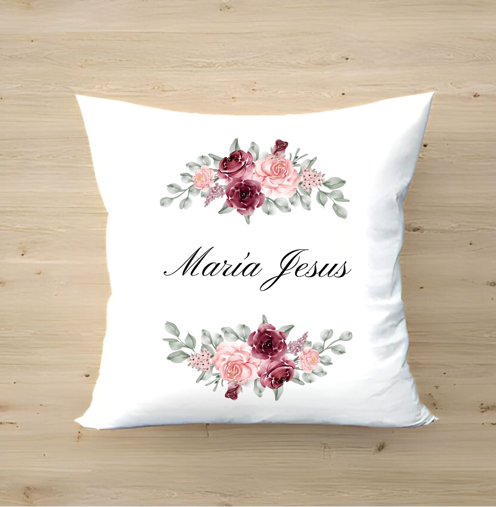 Cojín -"Nombre Floral"