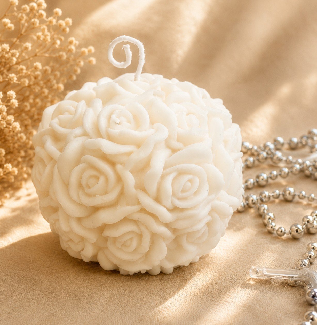 Vela -"Ball rose" - Imagen 3