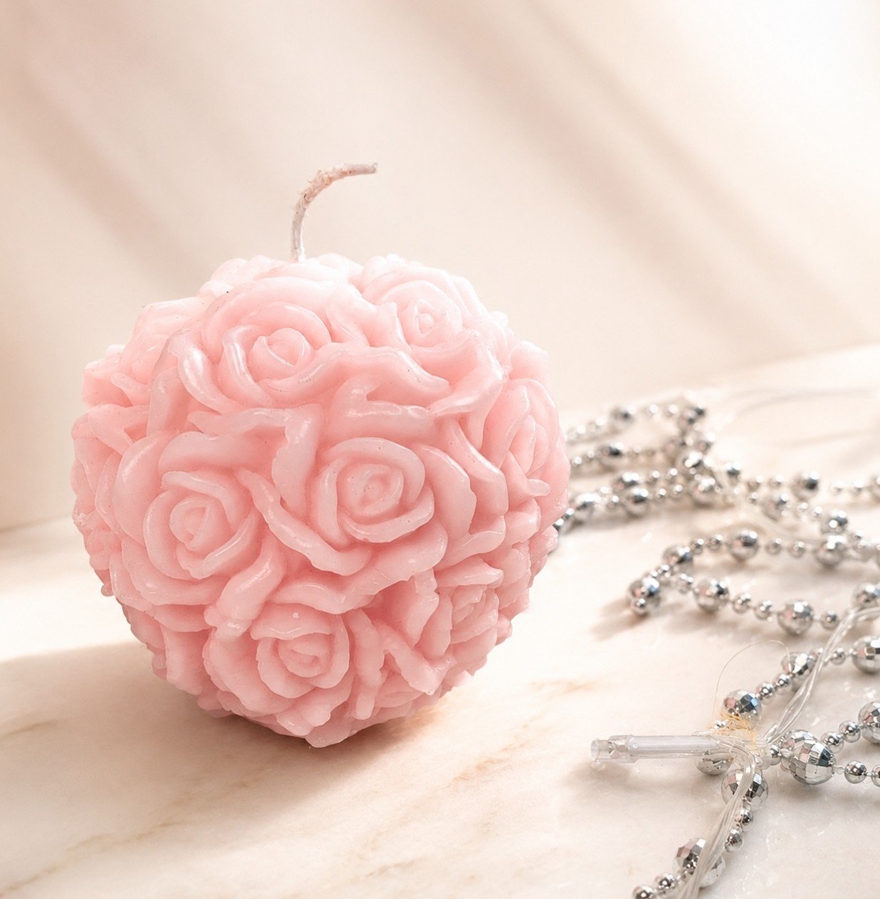 Vela -"Ball rose" - Imagen 2