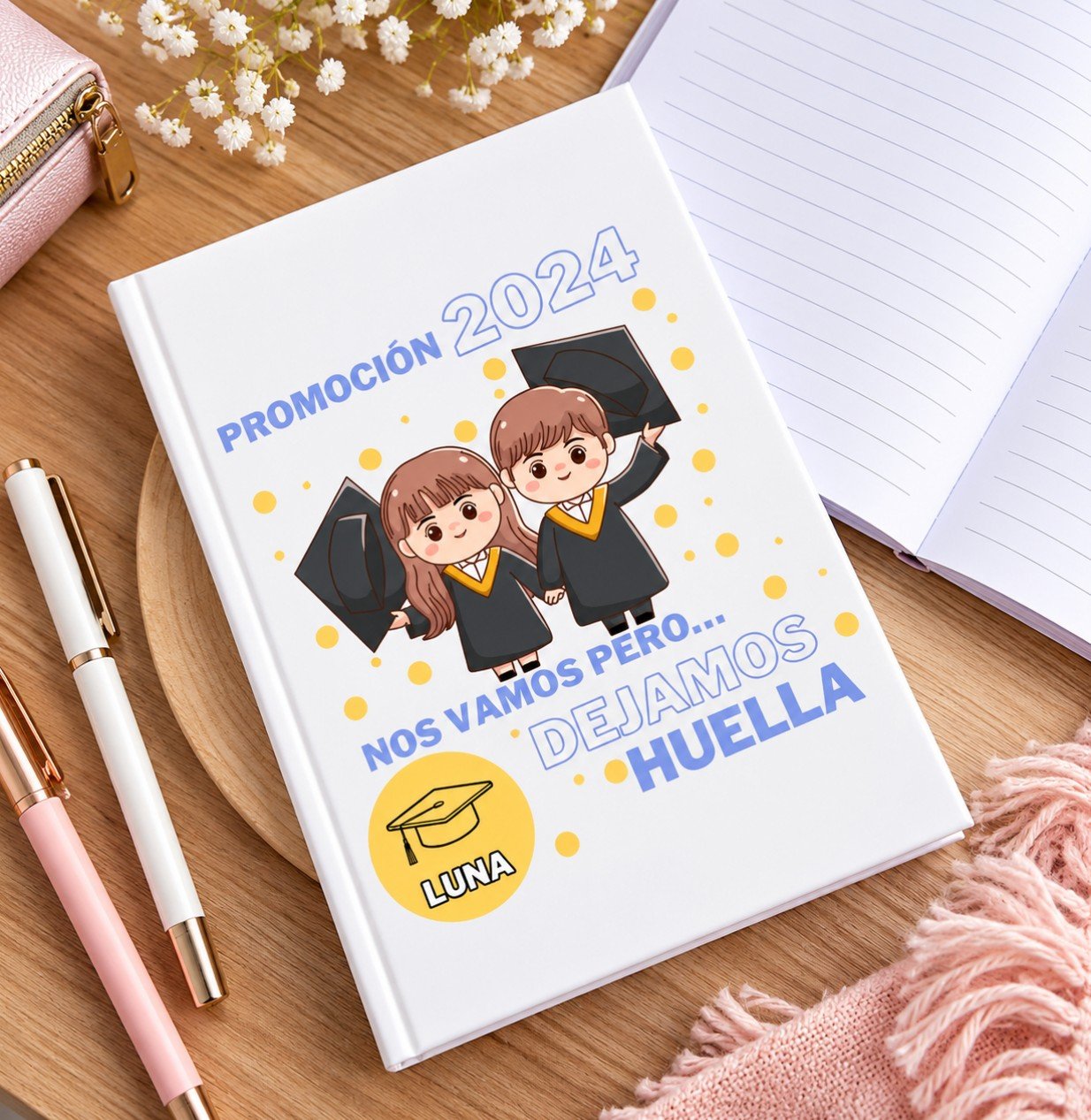Libreta -"Graduación huella"