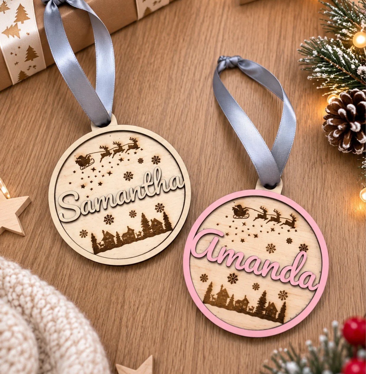 Adorno navideño -"Merry"