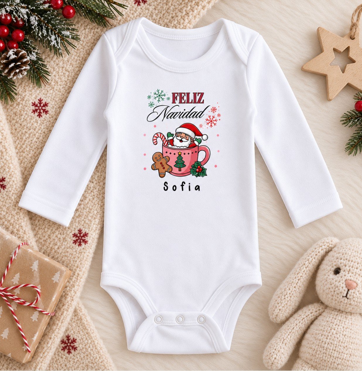 Bodie de bebé -"SantaClaus"
